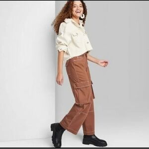NWT Wild Fable Mid-Rise Cargo Pants 31.5”